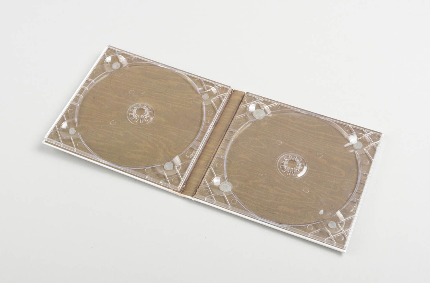 Enveloppe cd dvd faite main Etui pour cd Cadeau original ruban marron satin photo 1