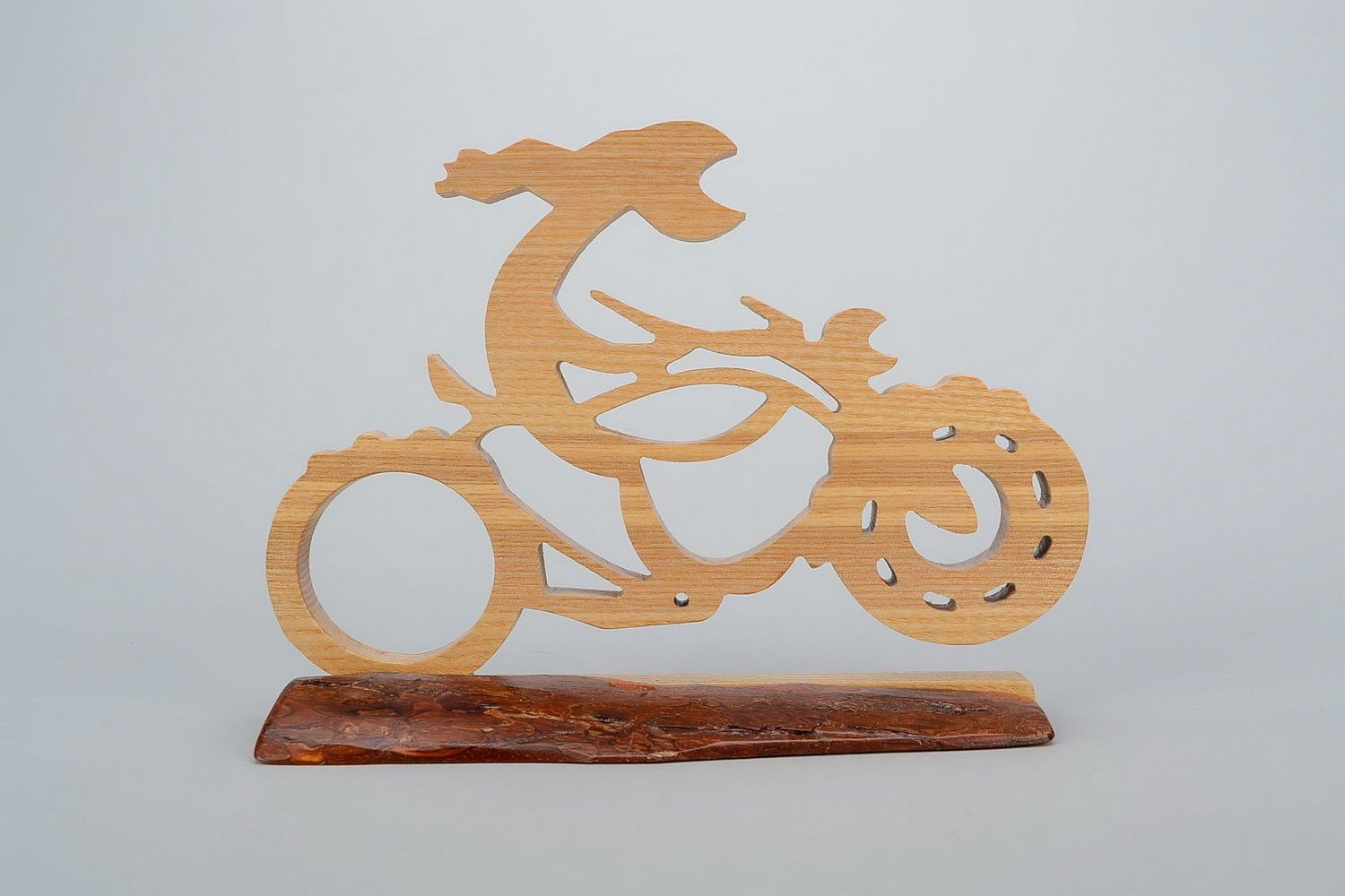 Wooden statuette Motorcycle photo 4
