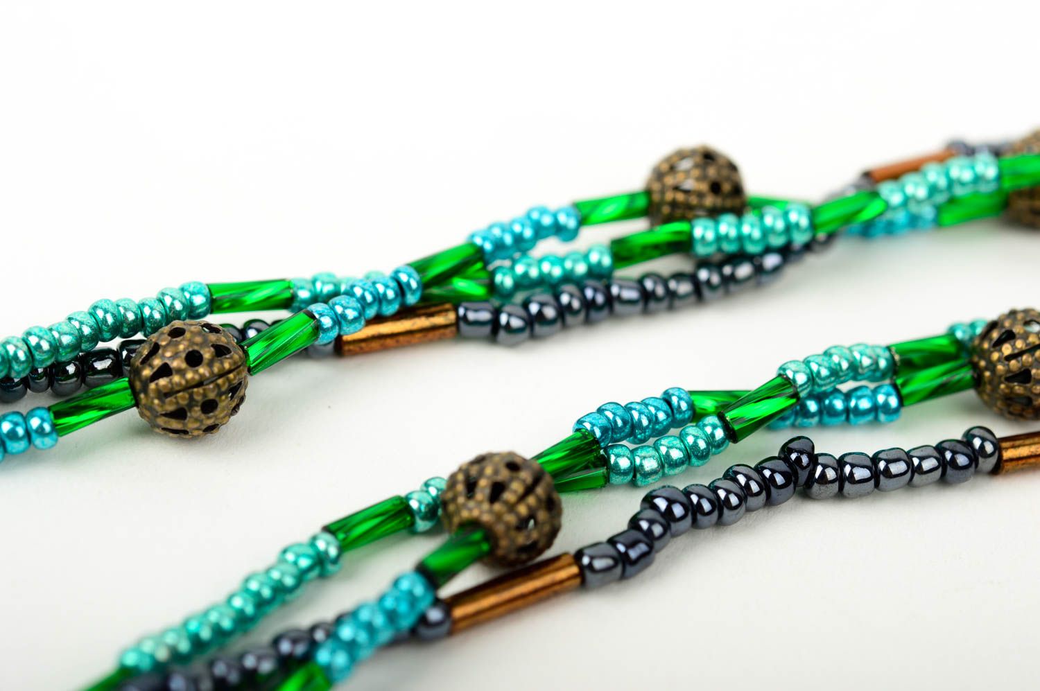 Halskette mit Anhänger Halskette für Frauen Schmuck handgemacht aus Polymerton foto 5