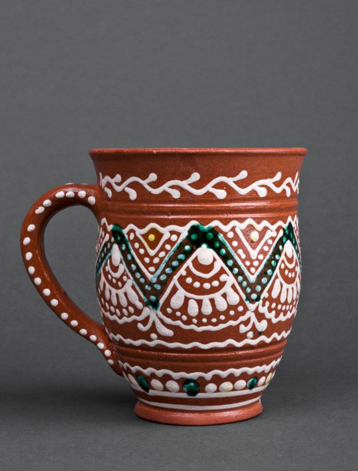 Decorative ceramic mug photo 4