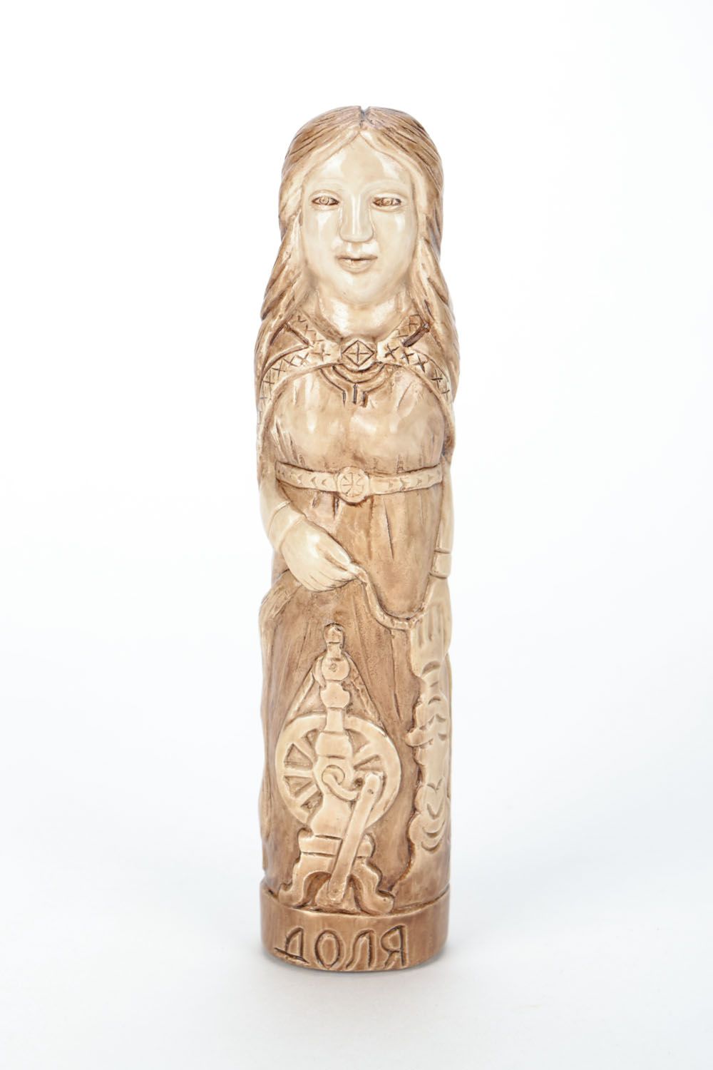 Plaster figurine of Slavic god Dolya photo 2