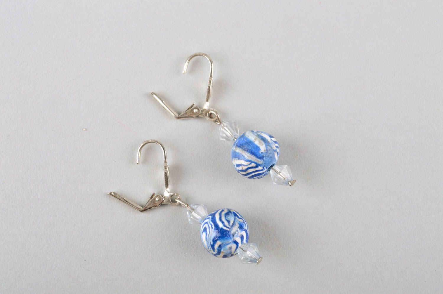 Handmade earrings designer earrings fashion accessories plastic jewelry photo 5