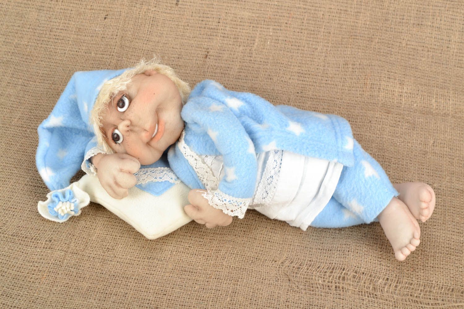 Künstlerische Puppe Schlafhüterin foto 1