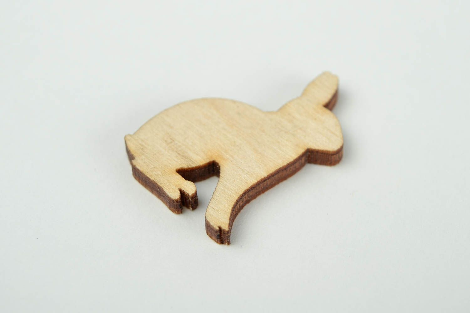 Handmade wooden cute blank unusual goods for creativity art and craft ideas photo 3