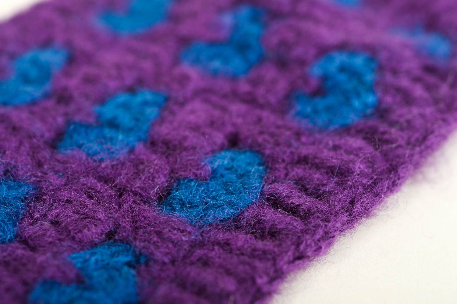 Повязка на голову ручной работы повязка для девочки фиолетовая детская повязка фото 5