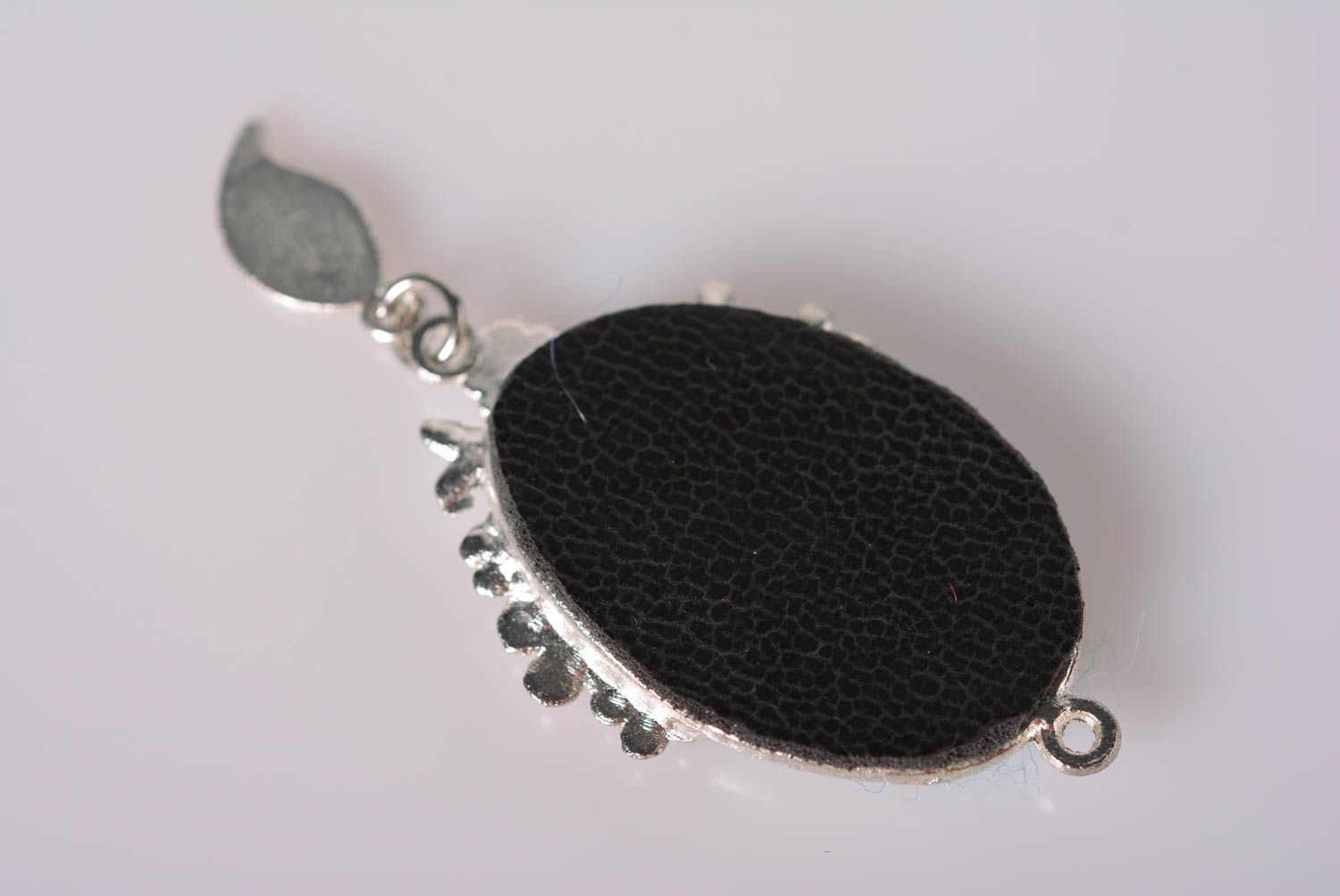 Handmade necklace homemade jewelry designer accessories wool felting gift ideas photo 5