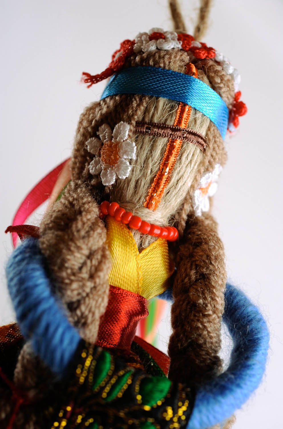 Künstlerische Puppe Amulett im Ethno-Stil foto 5