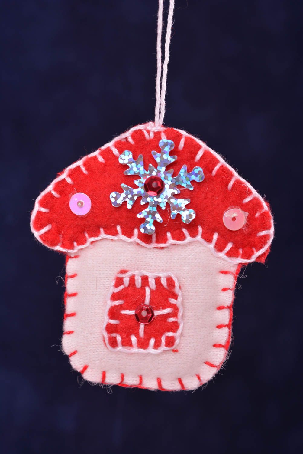 Colgante decorativo hecho a mano decoración de interior accesorio navideño  foto 5