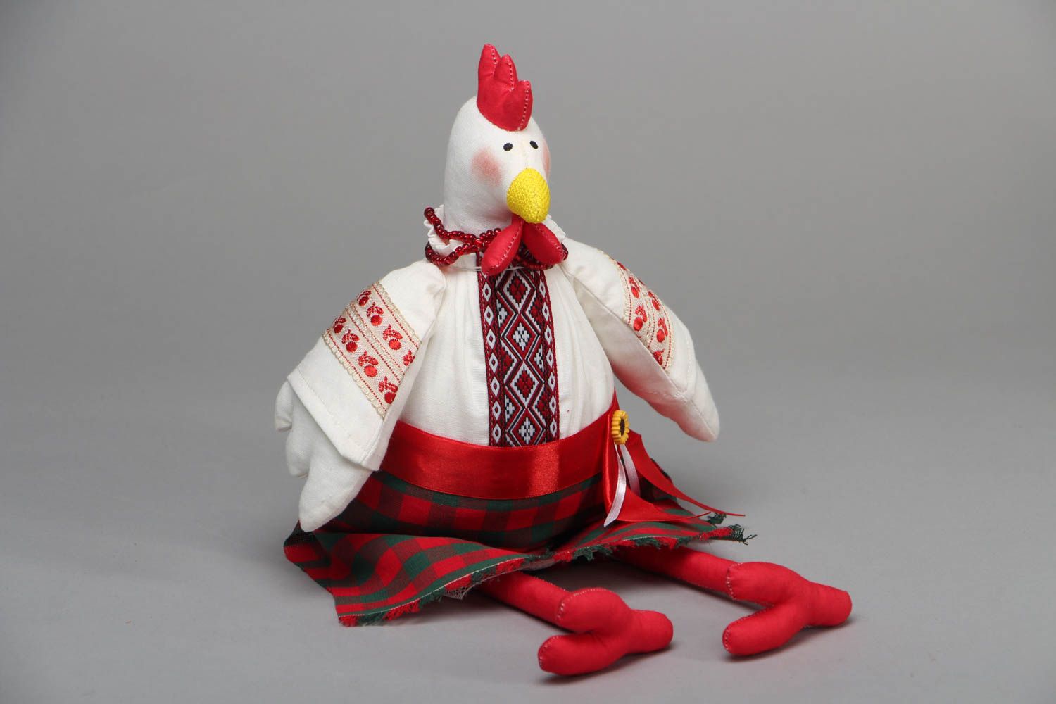 Мягкая игрушка текстильная Курица фото 1