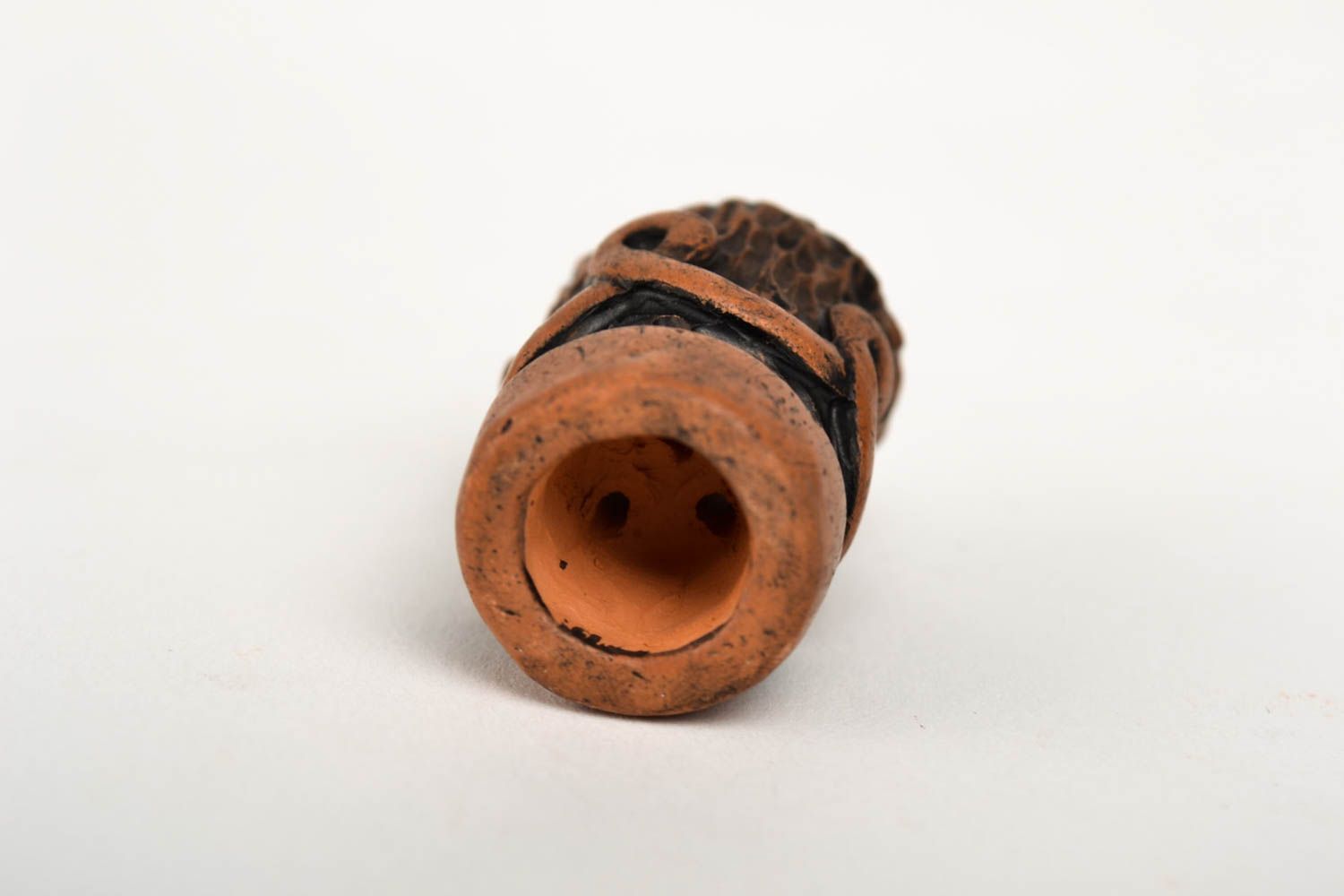 Курительный девайс ручной работы аксессуар для курения керамический сувенир фото 4