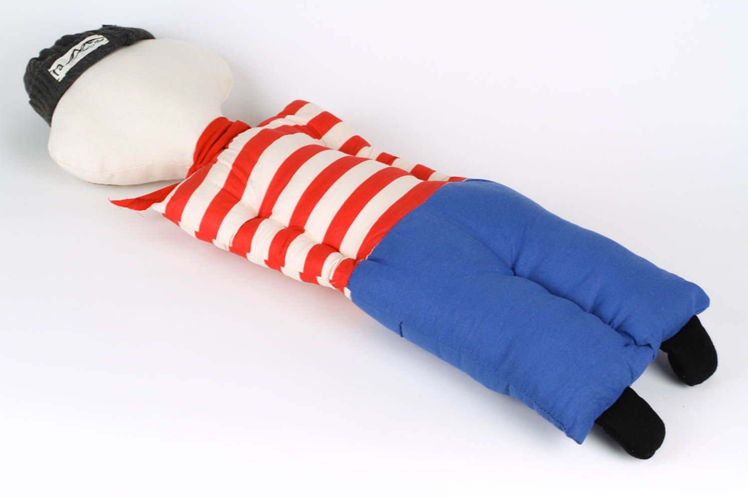 Декоративная подушка ручной работы мягкая игрушка в виде кота игрушка подушка фото 4