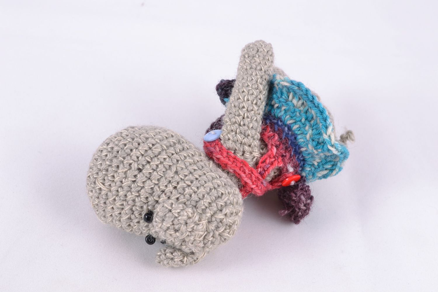 Soft crochet toy animal photo 5