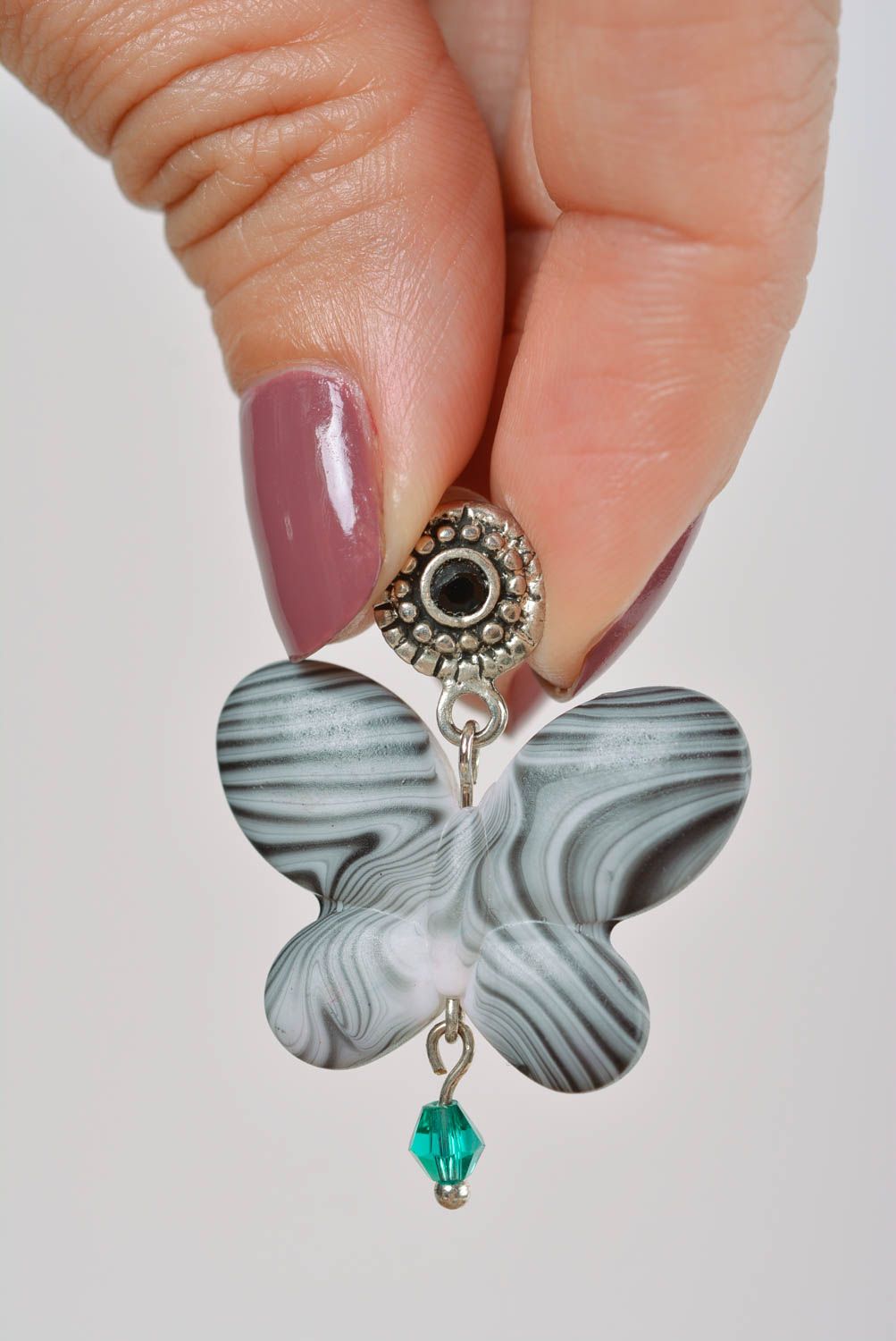 Damen Ohrringe handmade Ohrringe Stecker Juwelier Modeschmuck Geschenk für Frau foto 3