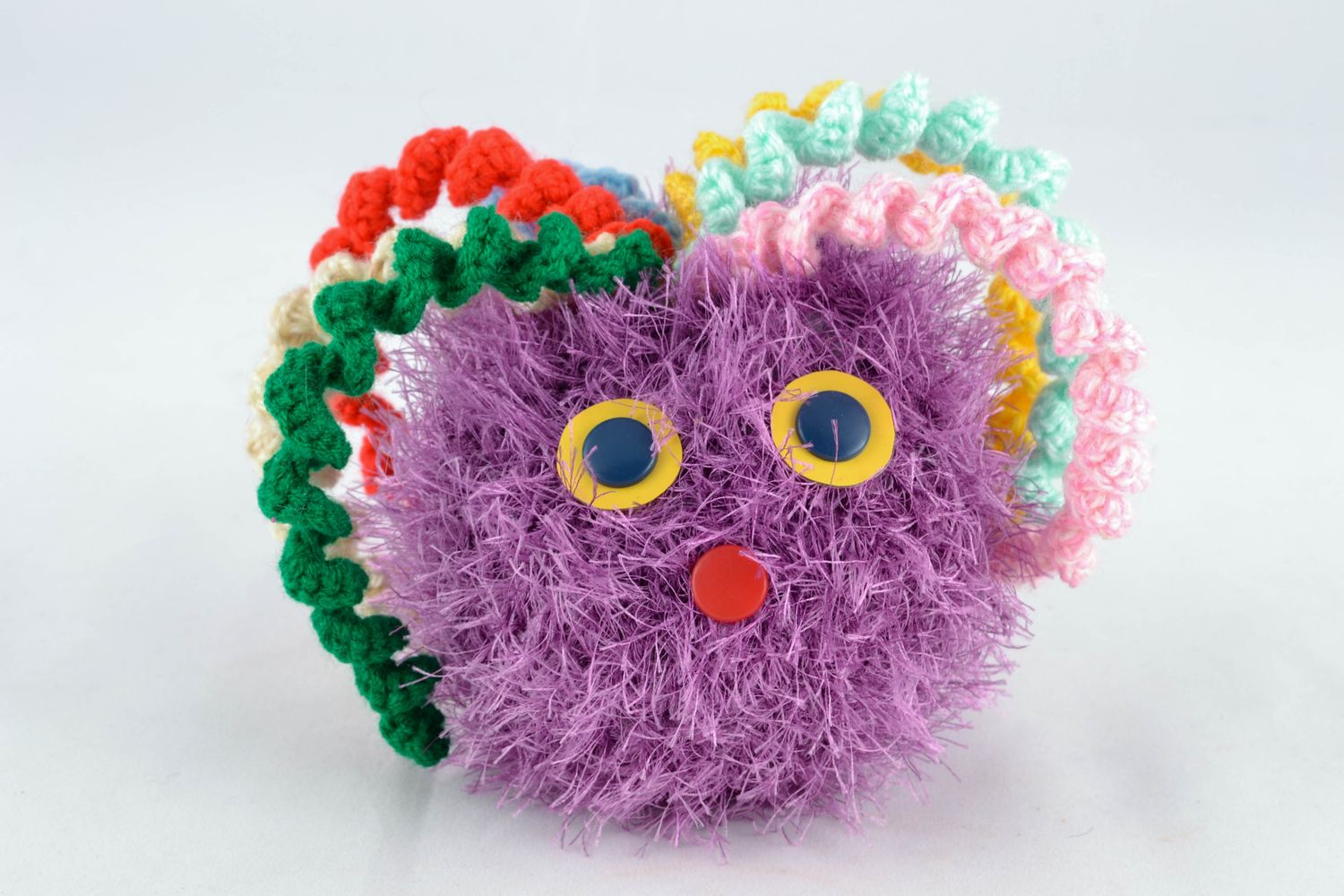 Unusual soft crochet toy  photo 1