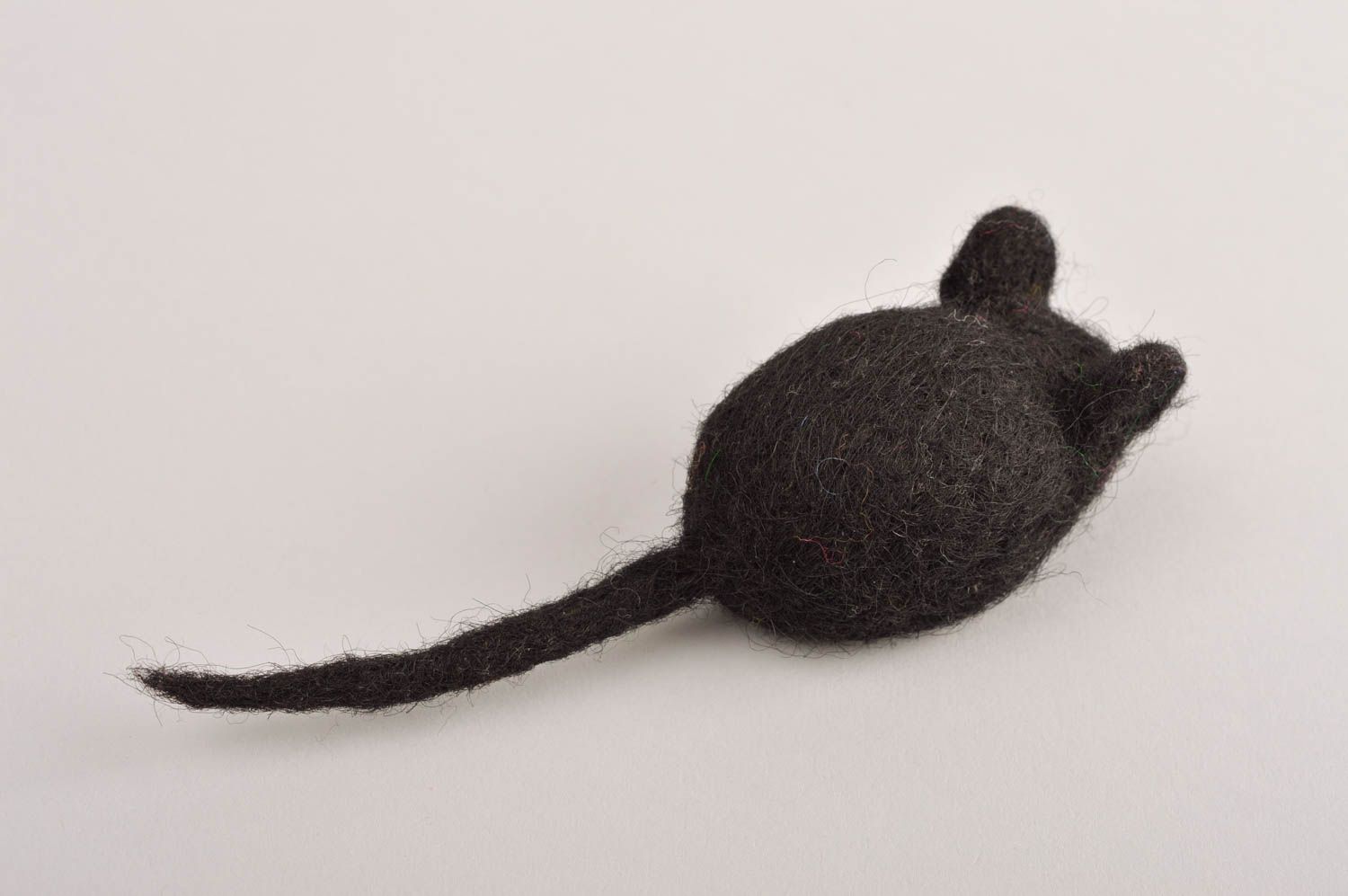 Kuscheltier Maus handgemachtes Filz Tier kleines Designer Geschenk für Kinder foto 4