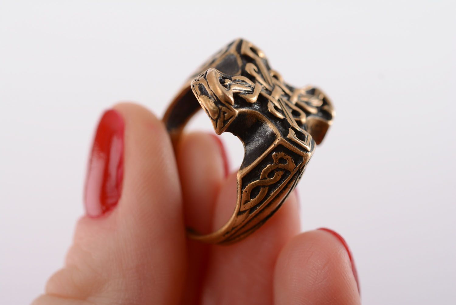 Ring aus Bronze foto 4