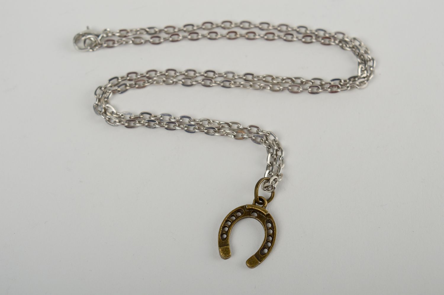 Handmade vintage pendant of chain metal pendant trendy accessories for men photo 2
