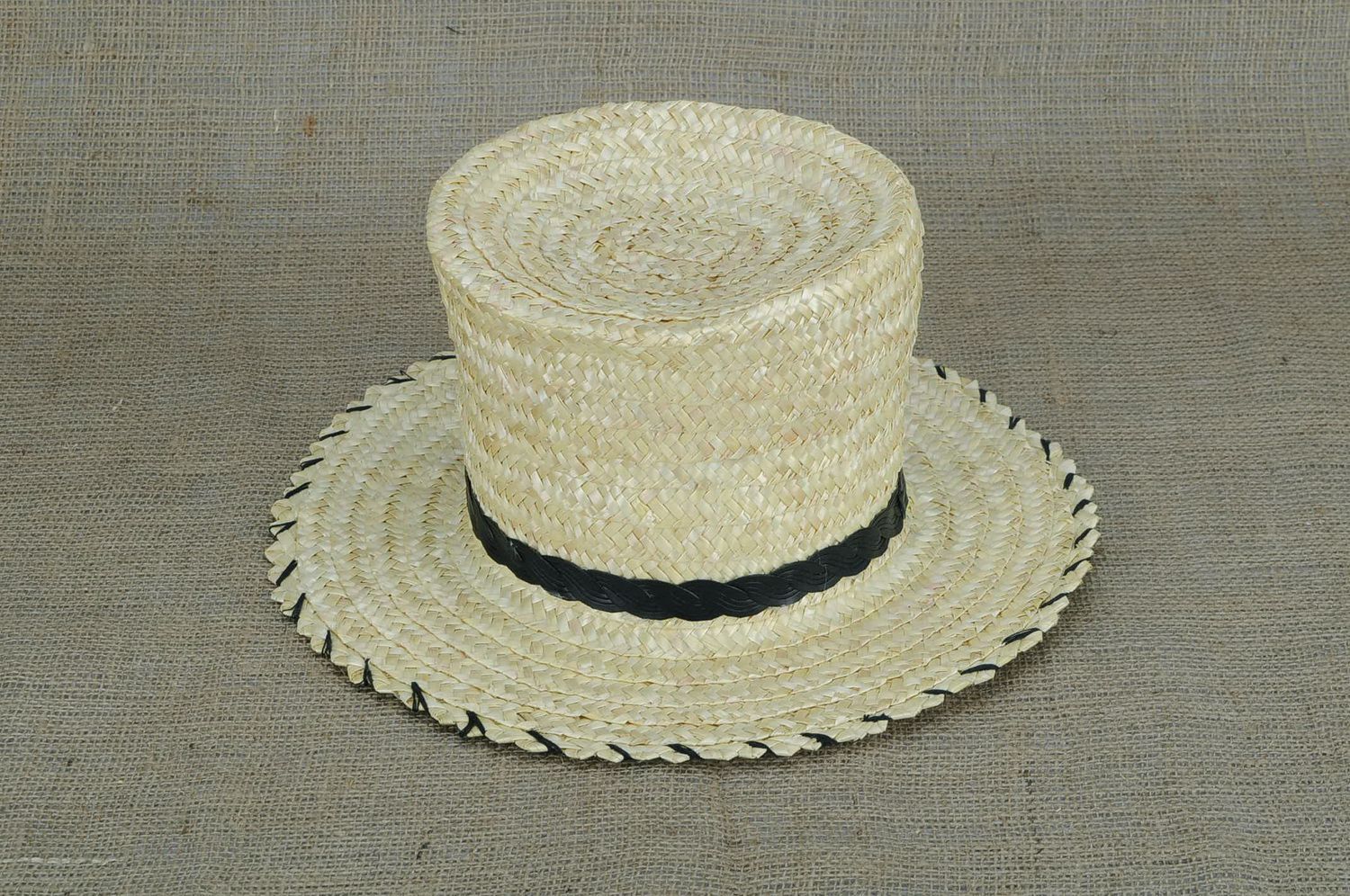Sombrero de copa de paja De Gogol foto 1