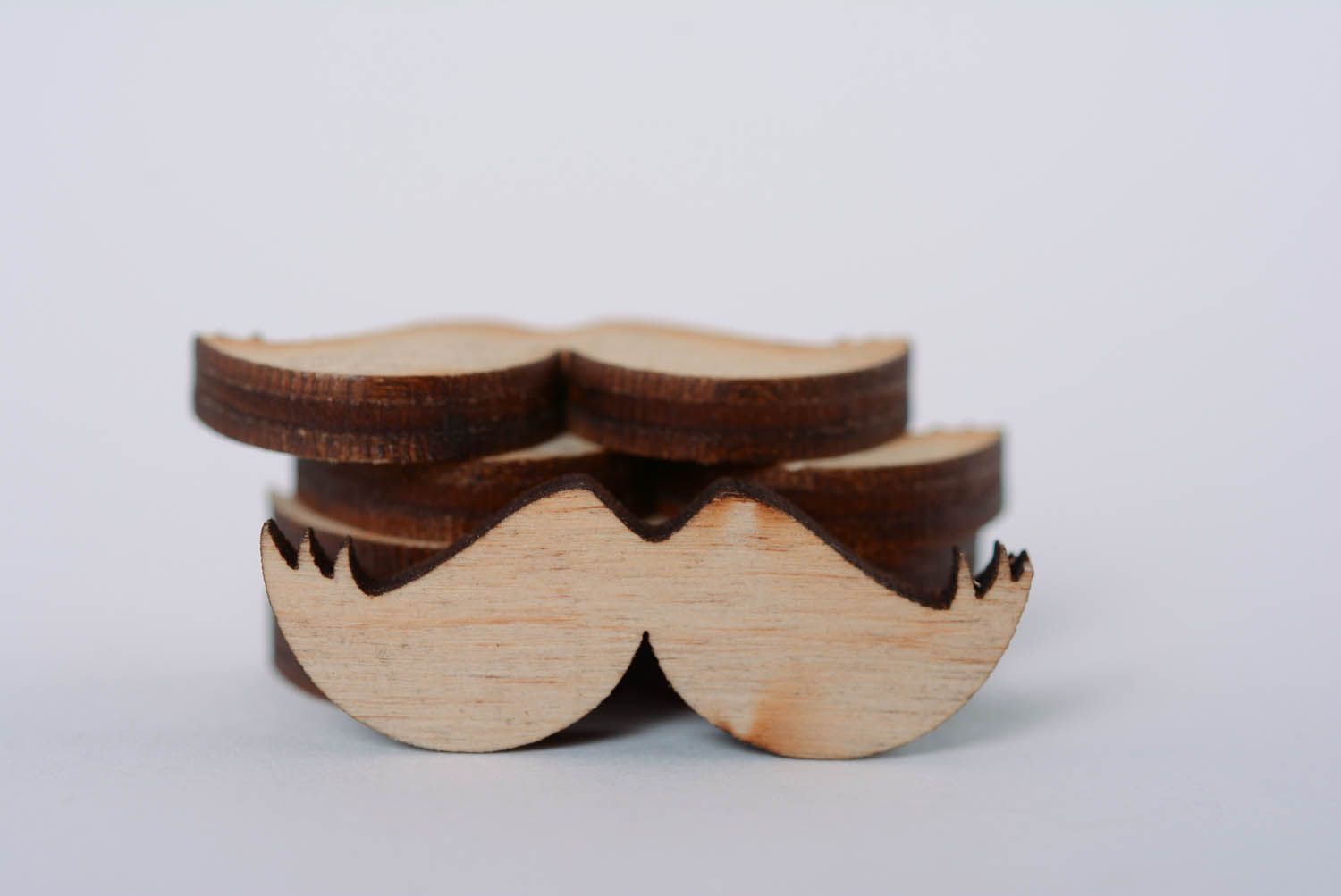 Blanks for creative work in the shape of moustaches photo 4