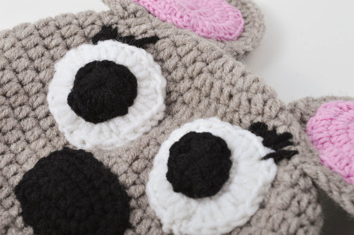 Beautiful handmade crochet hat childrens crocheted hat winter hat designs photo 3