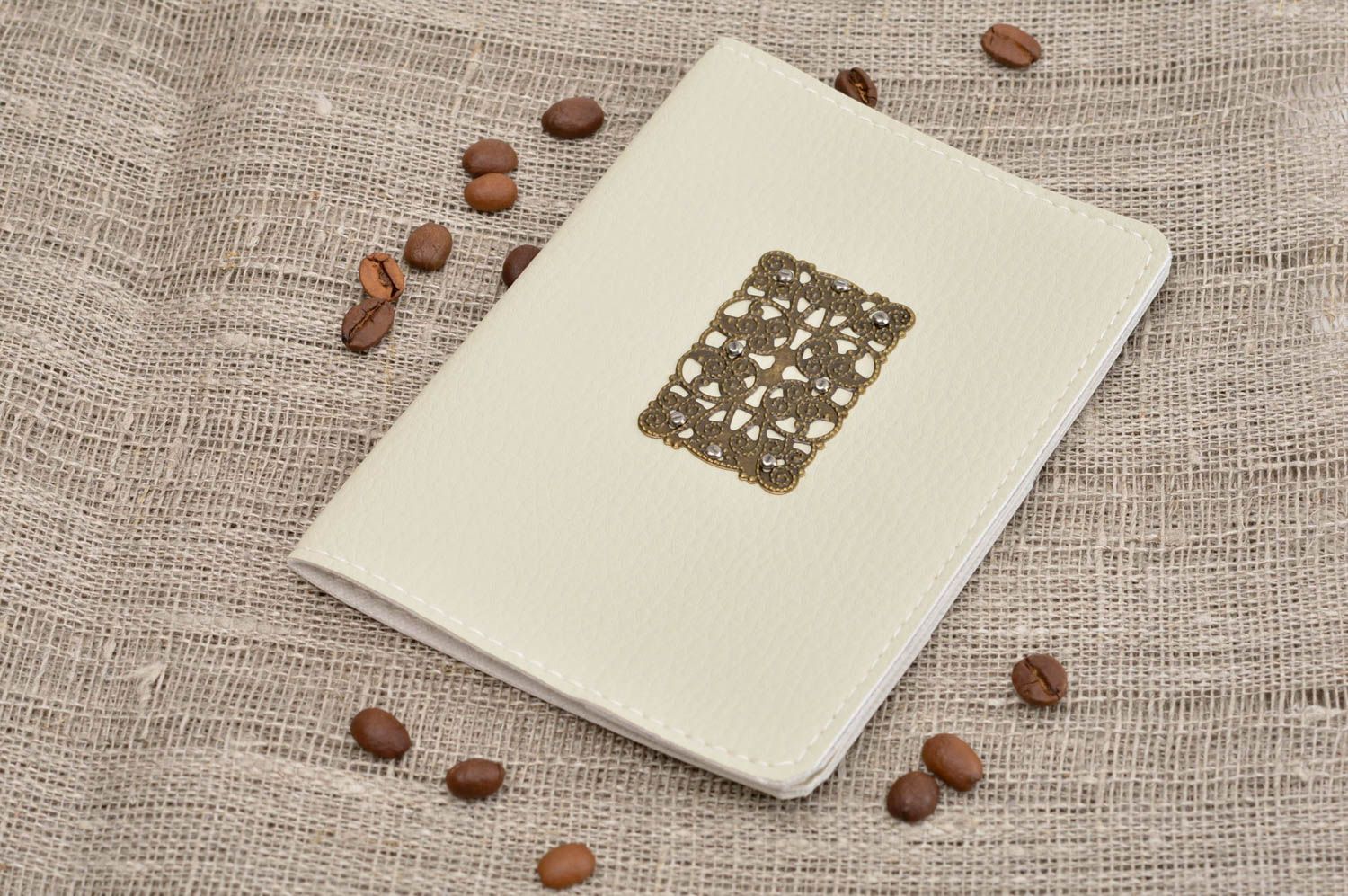 Handmade cover for passport leather passport cover unusual accessory gift ideas photo 1