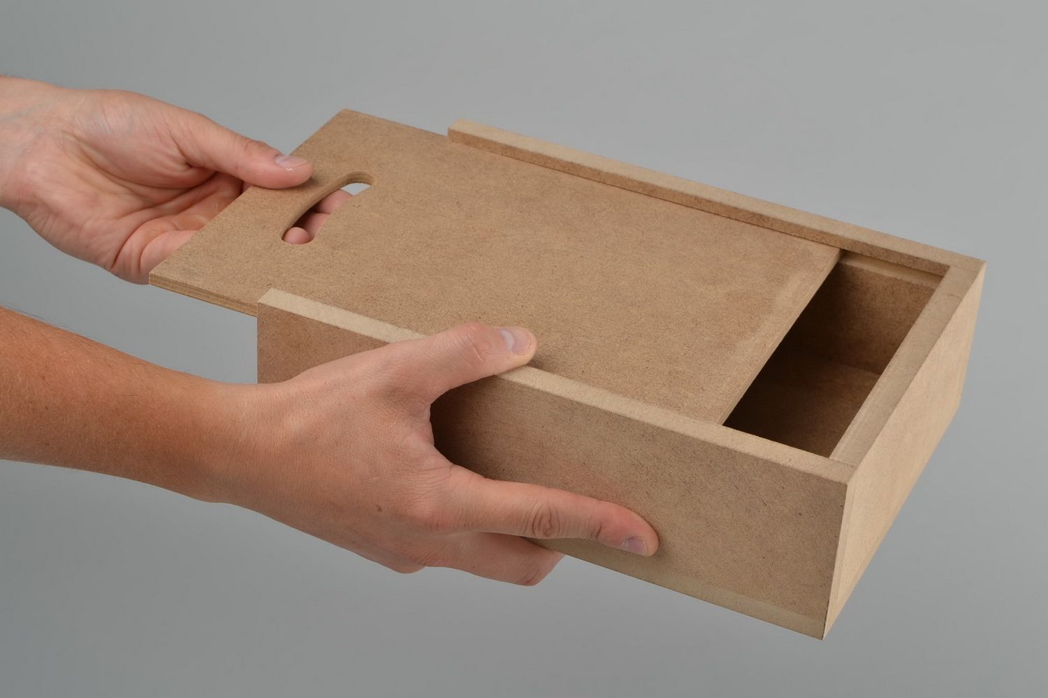 Unusual handmade MDF blank box for decoupage and painting DIY art supplies photo 2