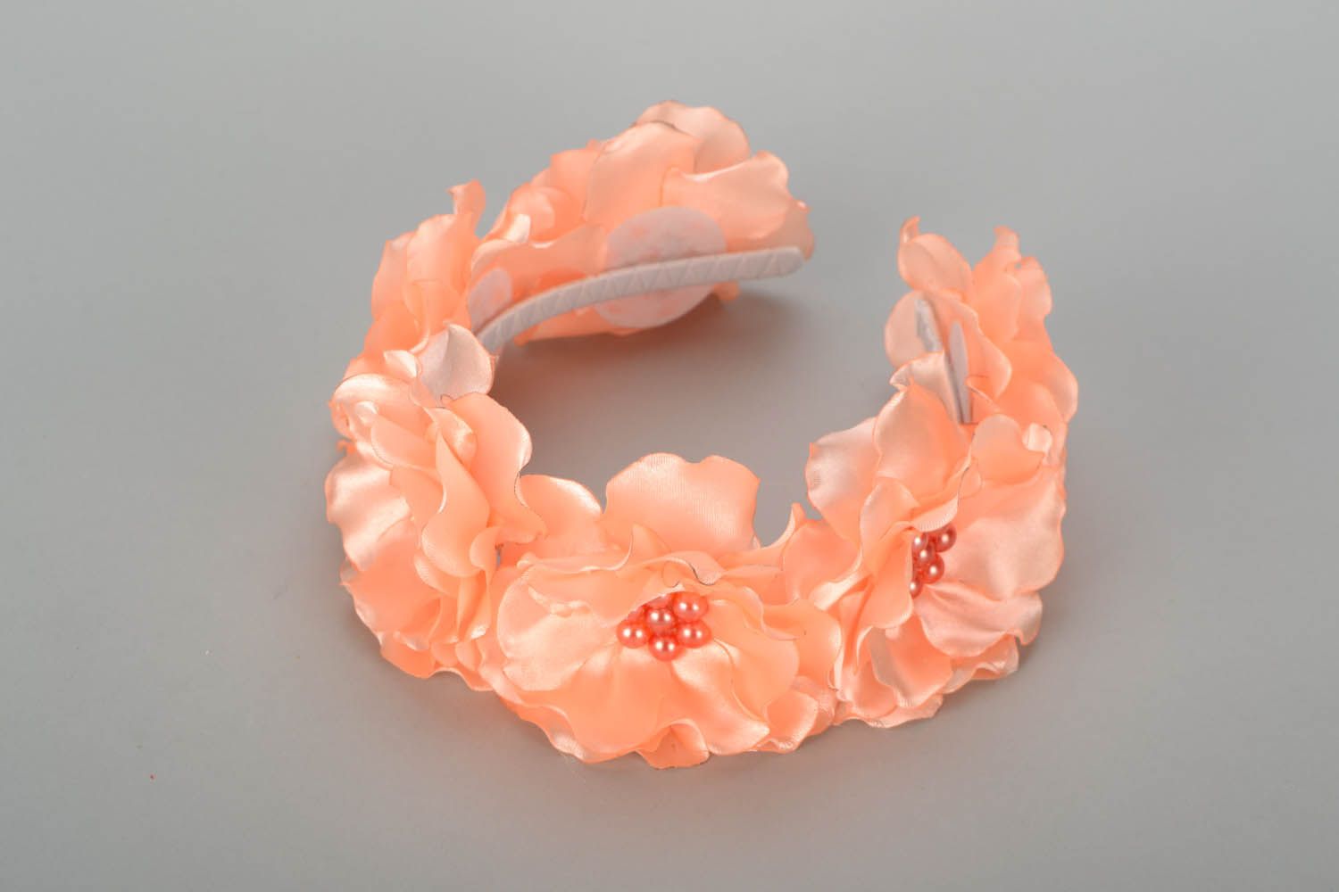 Hair band with flowers  photo 3