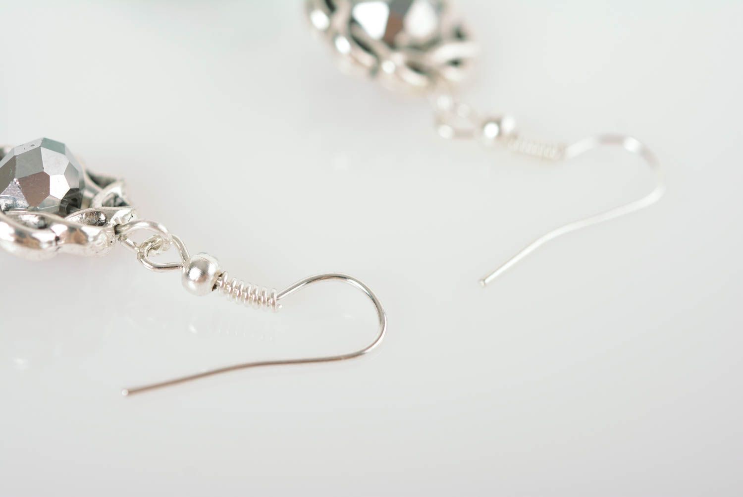 Handmade designer beautiful earrings unusual earrings with charms cute jewelry photo 3