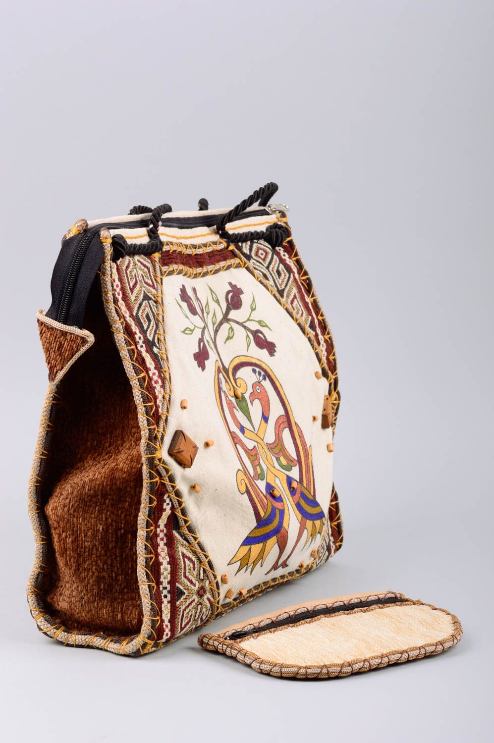 Bolso de tela cartera de mujer artesanales accesorios de mujer regalo original foto 2