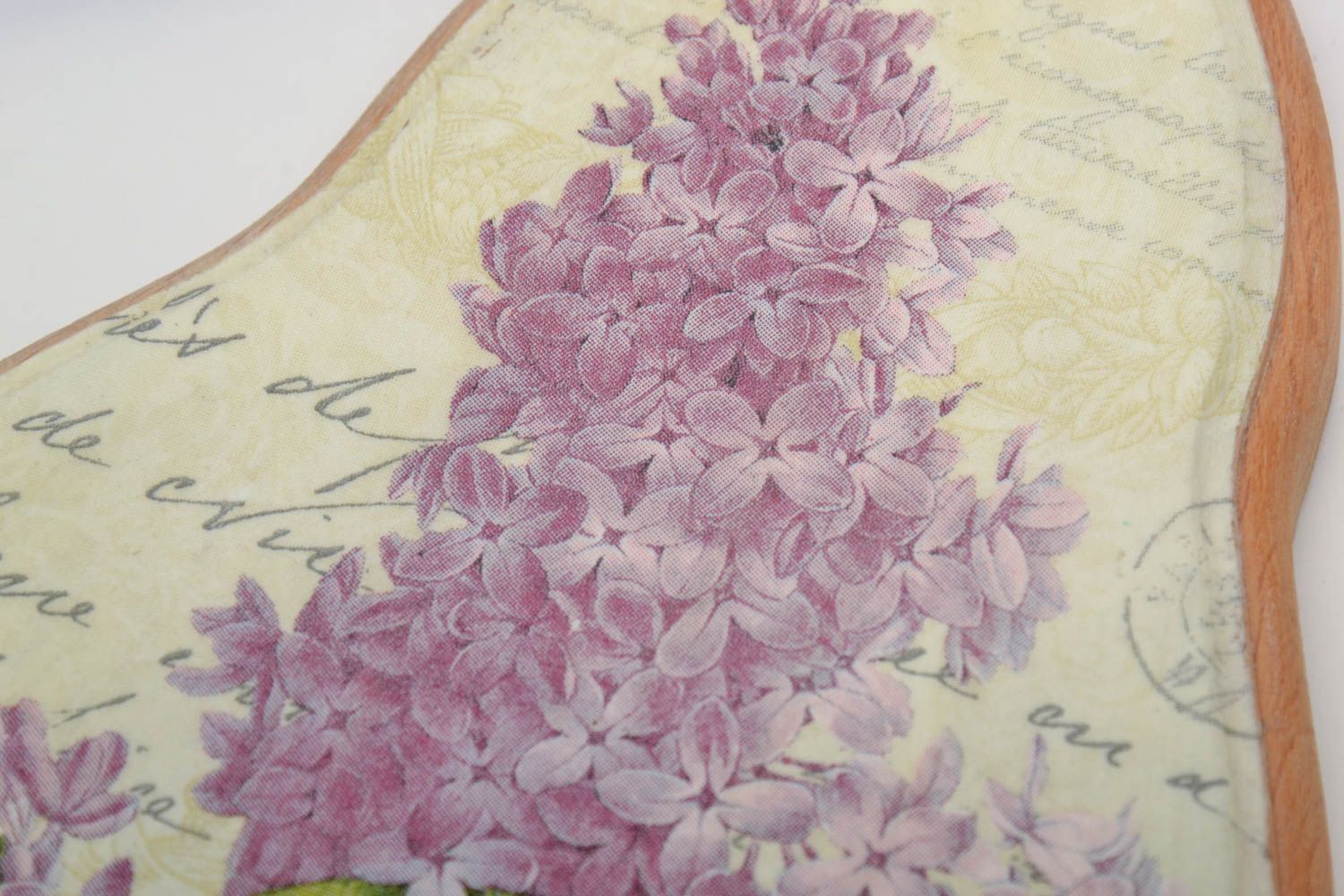 Decoupage cutting board Lilac photo 5