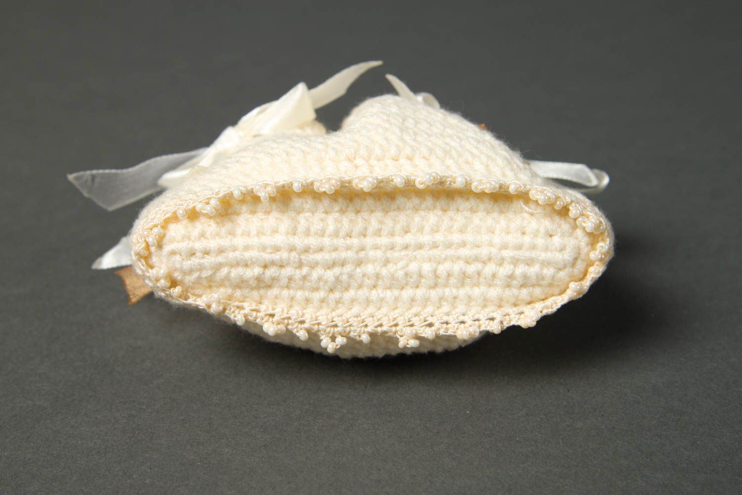 Beautiful handmade baby bag crochet bag christening accessories baptism outfit photo 4