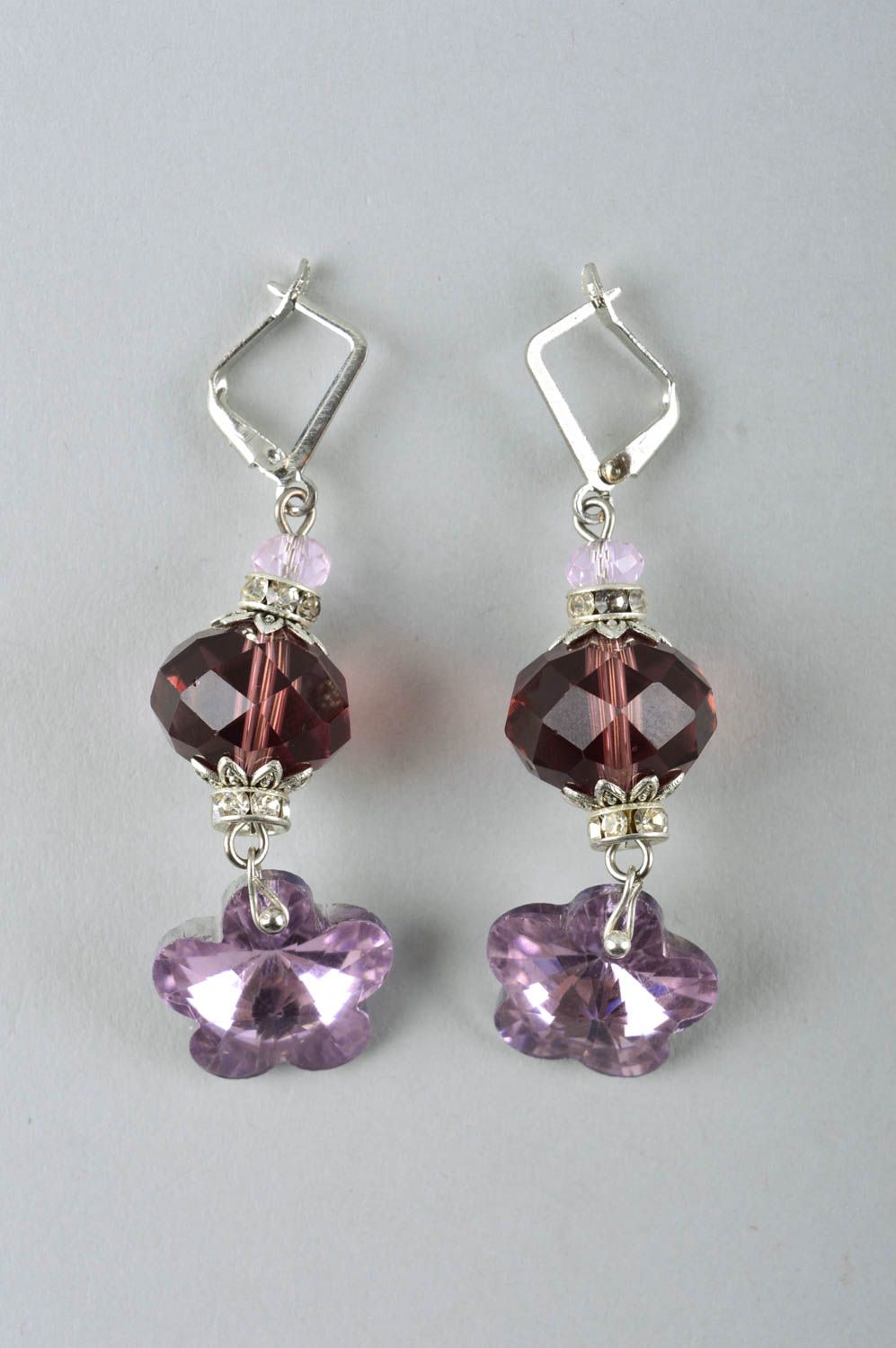 Handcrafted jewelry designer earrings dangling earrings womens accessories photo 2
