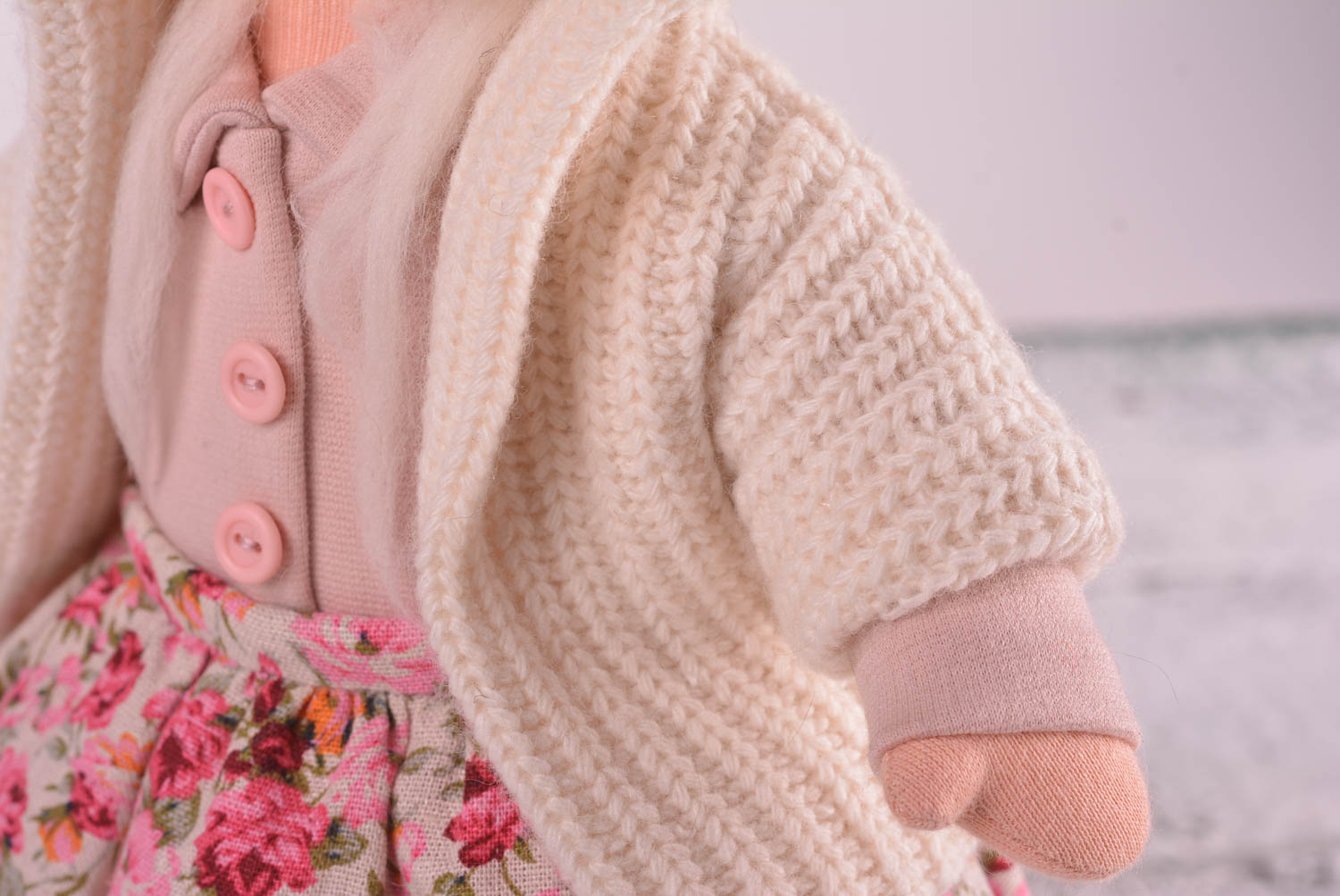 Кукла ручной работы кукла из ткани мягкая кукла текстильная интересная фото 4