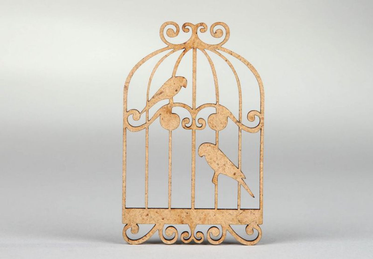 Chipboard Birdies in the cage photo 1