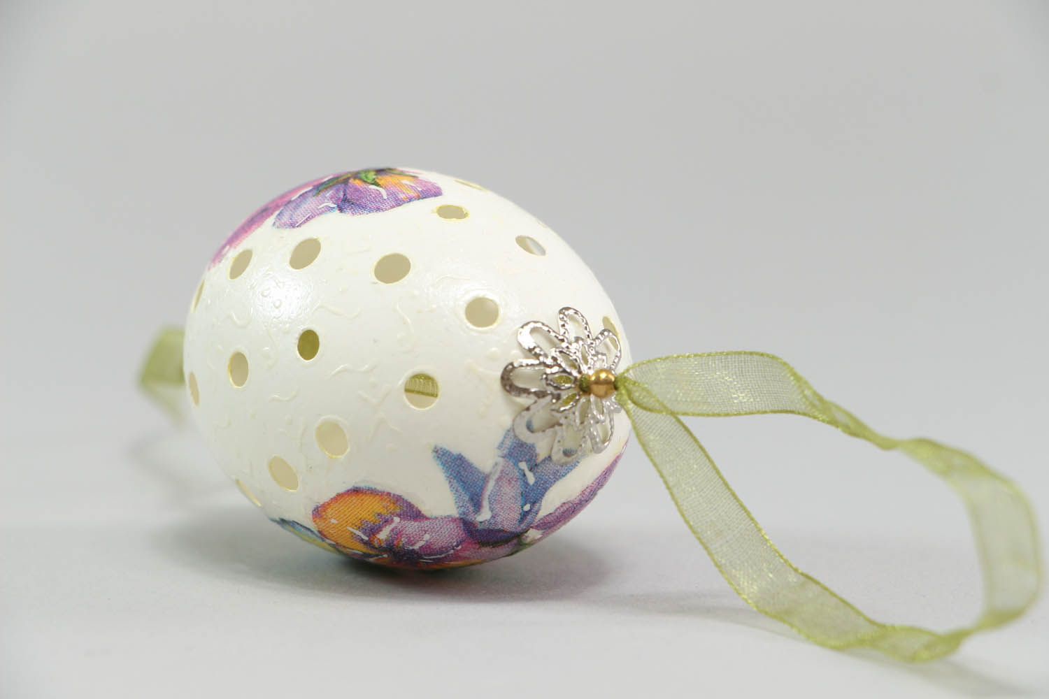 Pingente para interior decorativo da Páscoa feito à mão da casca ovo com esculturas Ovo foto 3