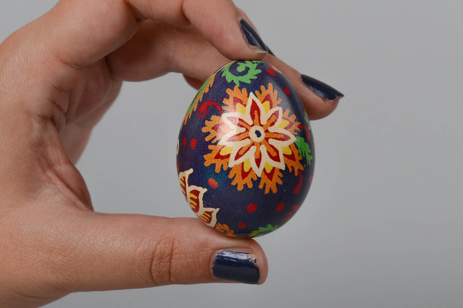 Huevo de Pascua hecho a mano ornamentado regalo original decoración para fiesta foto 5