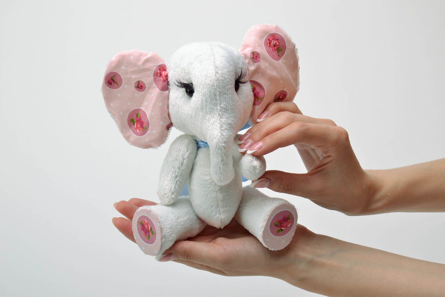 Boneca-elefante artesanal foto 5
