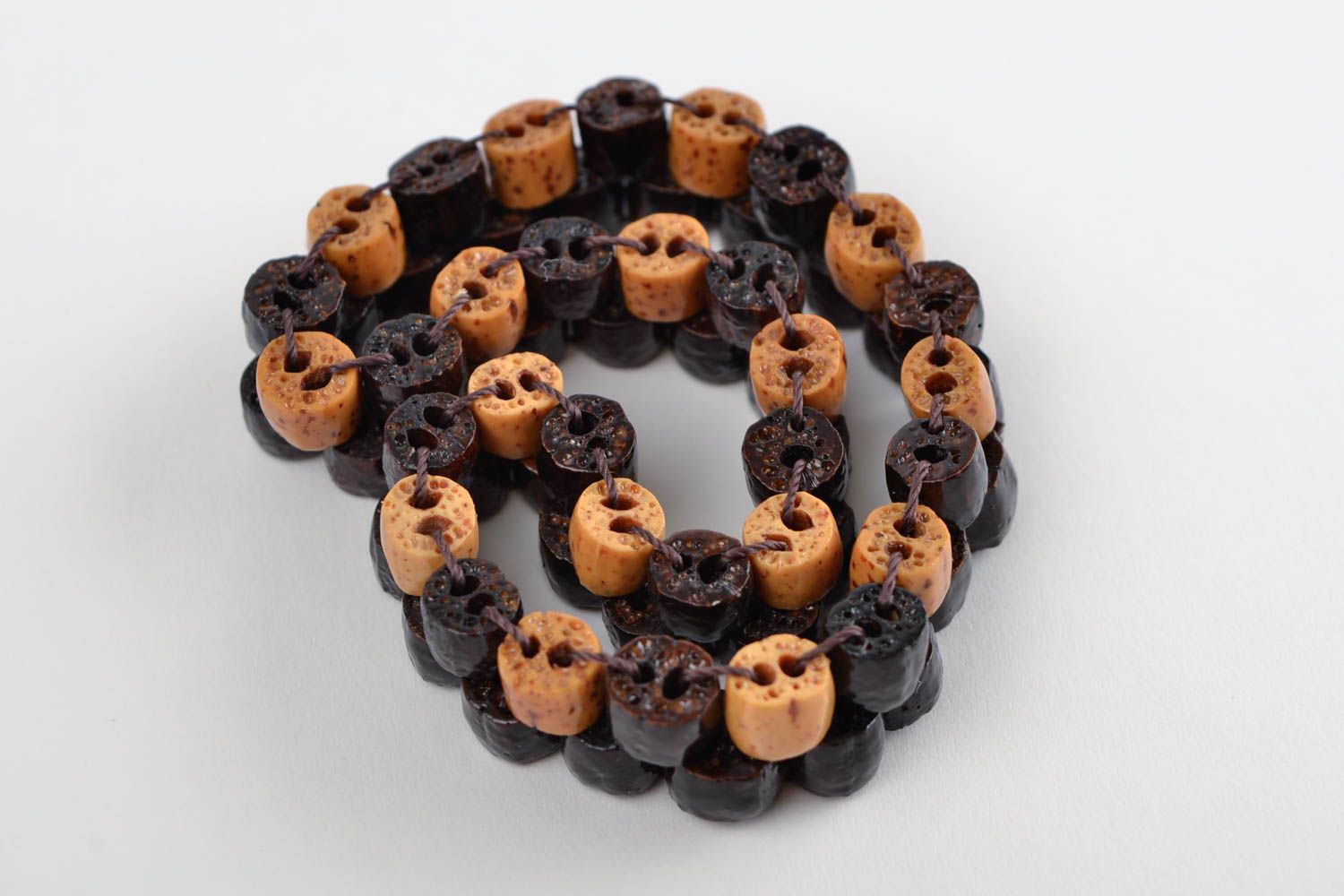 Bracelet for men wooden jewelry handmade accessories bead bracelet wood jewelry photo 1