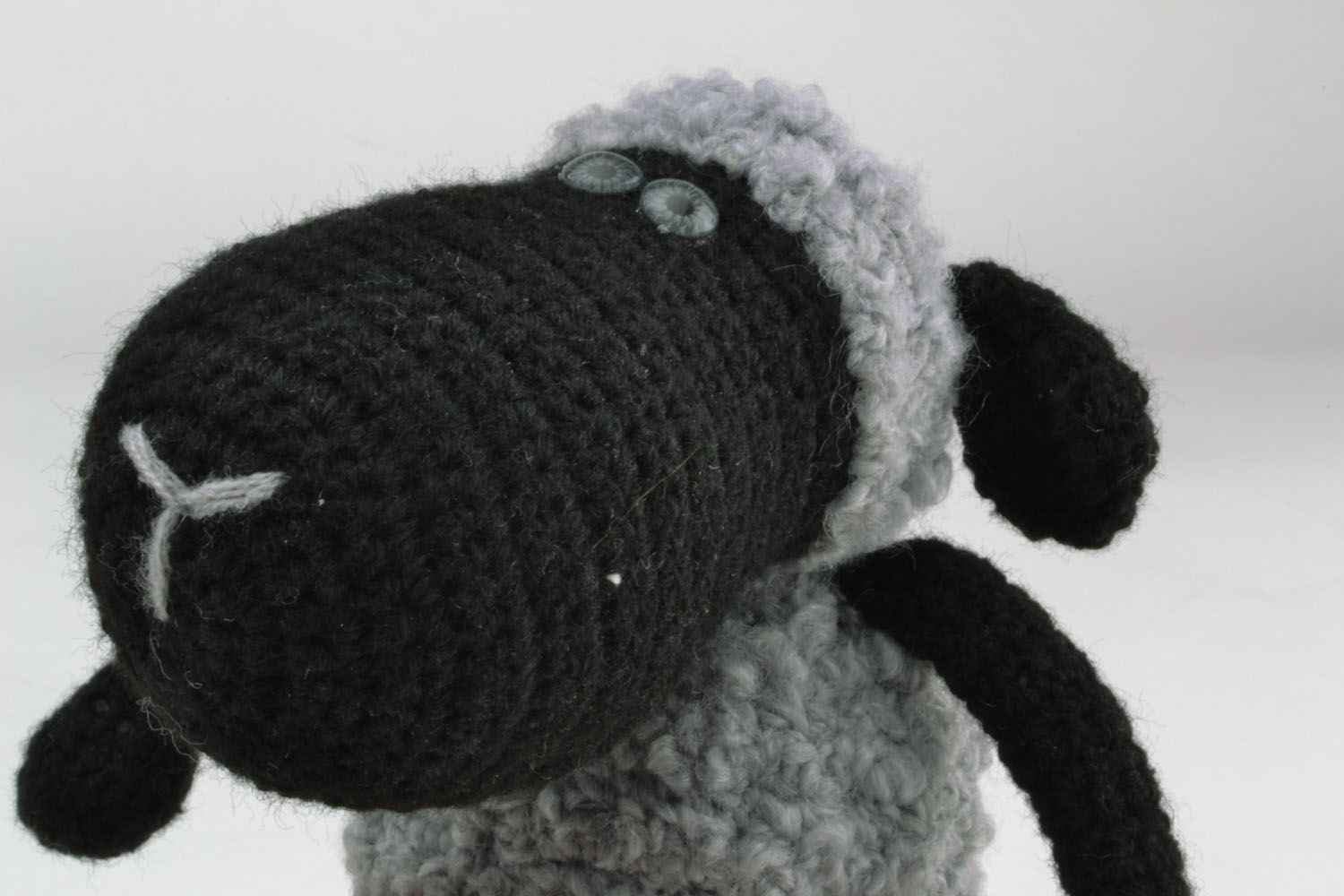 Jouet mou tricoté main Mouton photo 3