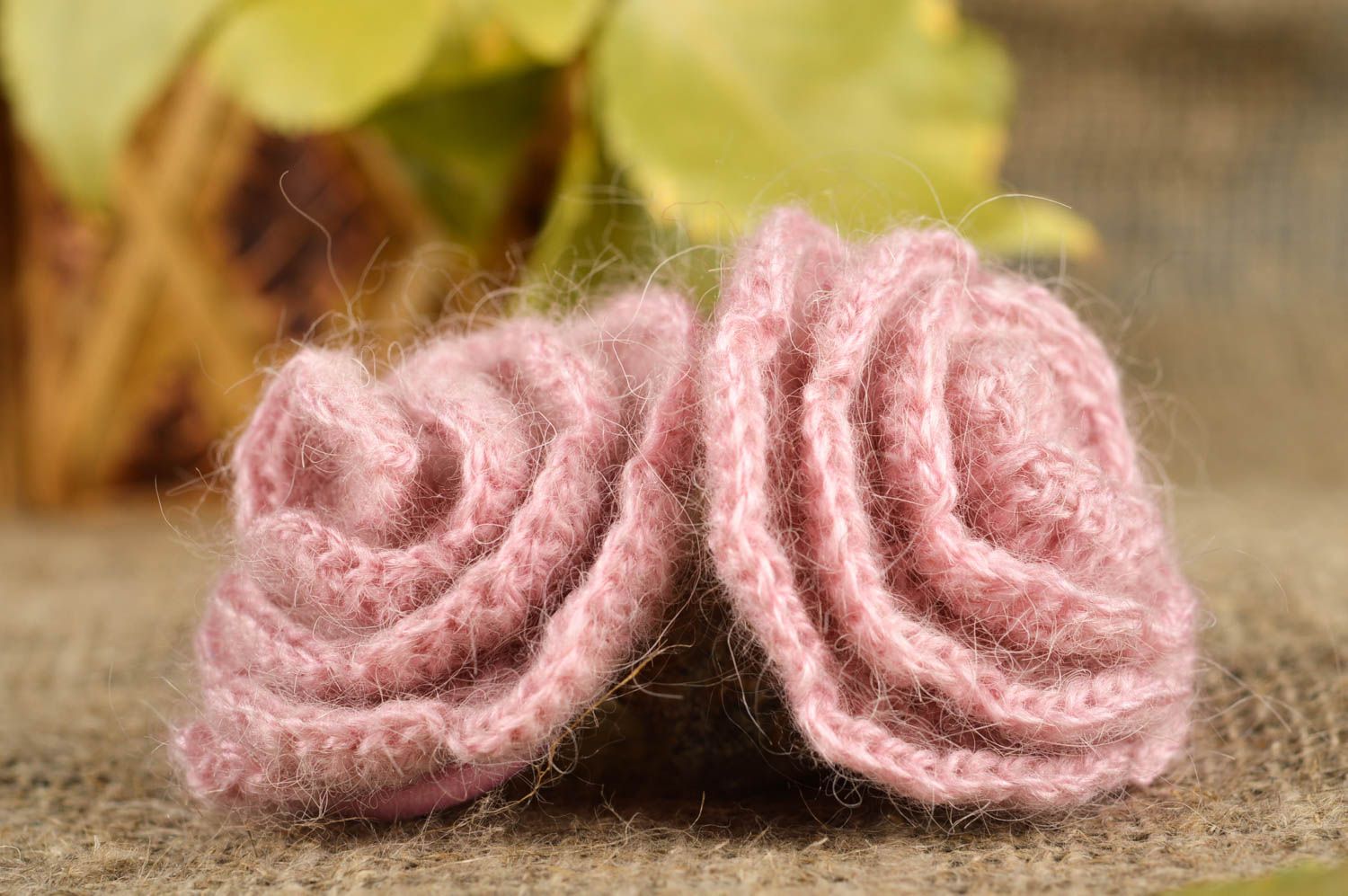 Handmade crochet scrunchie 2 pieces hair tie hair scrunchies gifts for kids photo 1