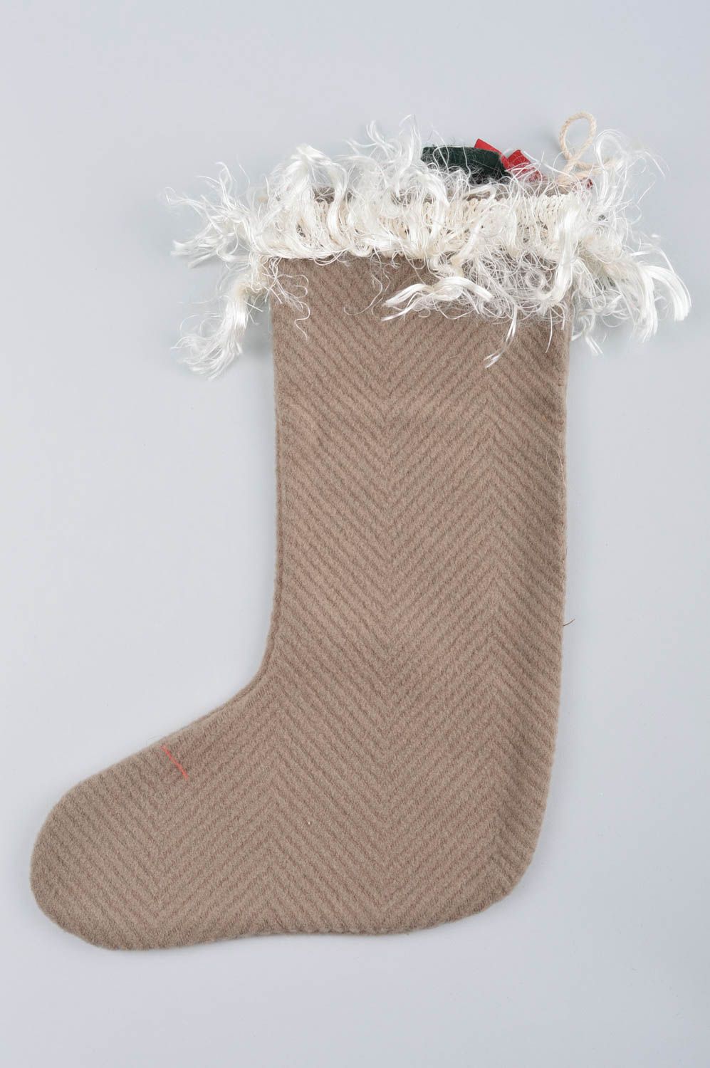 Socke zu Weihnachten handmade Deko Weihnachten Deko Tannenbaum Schmuck originell foto 4