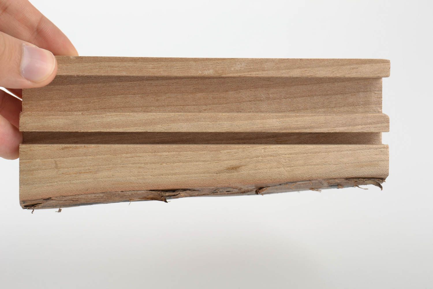 Sujetador para tablet ecológico de madera artesanal barnizado accesorio bonito foto 4