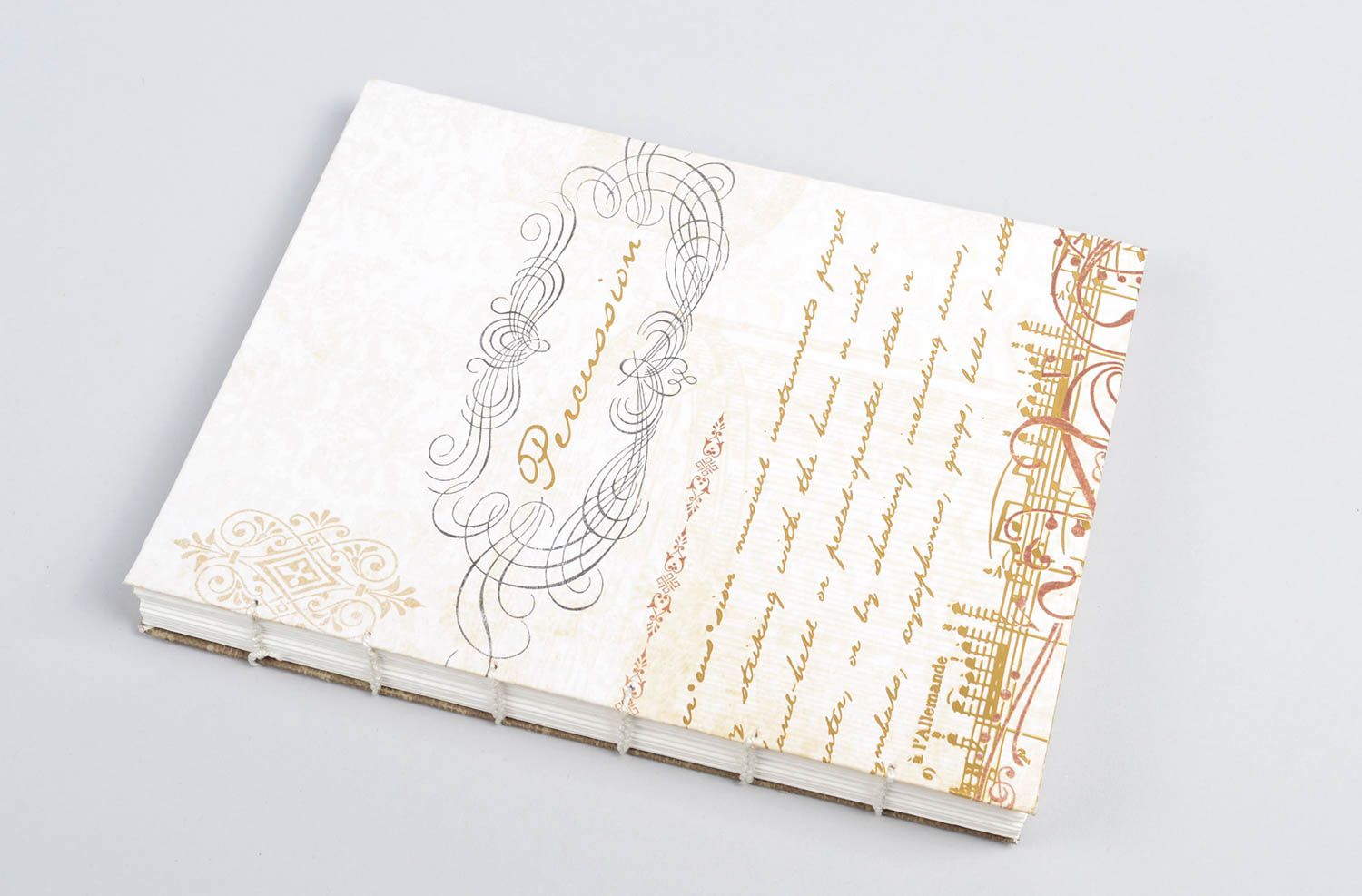 Handmade designer cute diary stylish present for girls unusual notebook photo 1