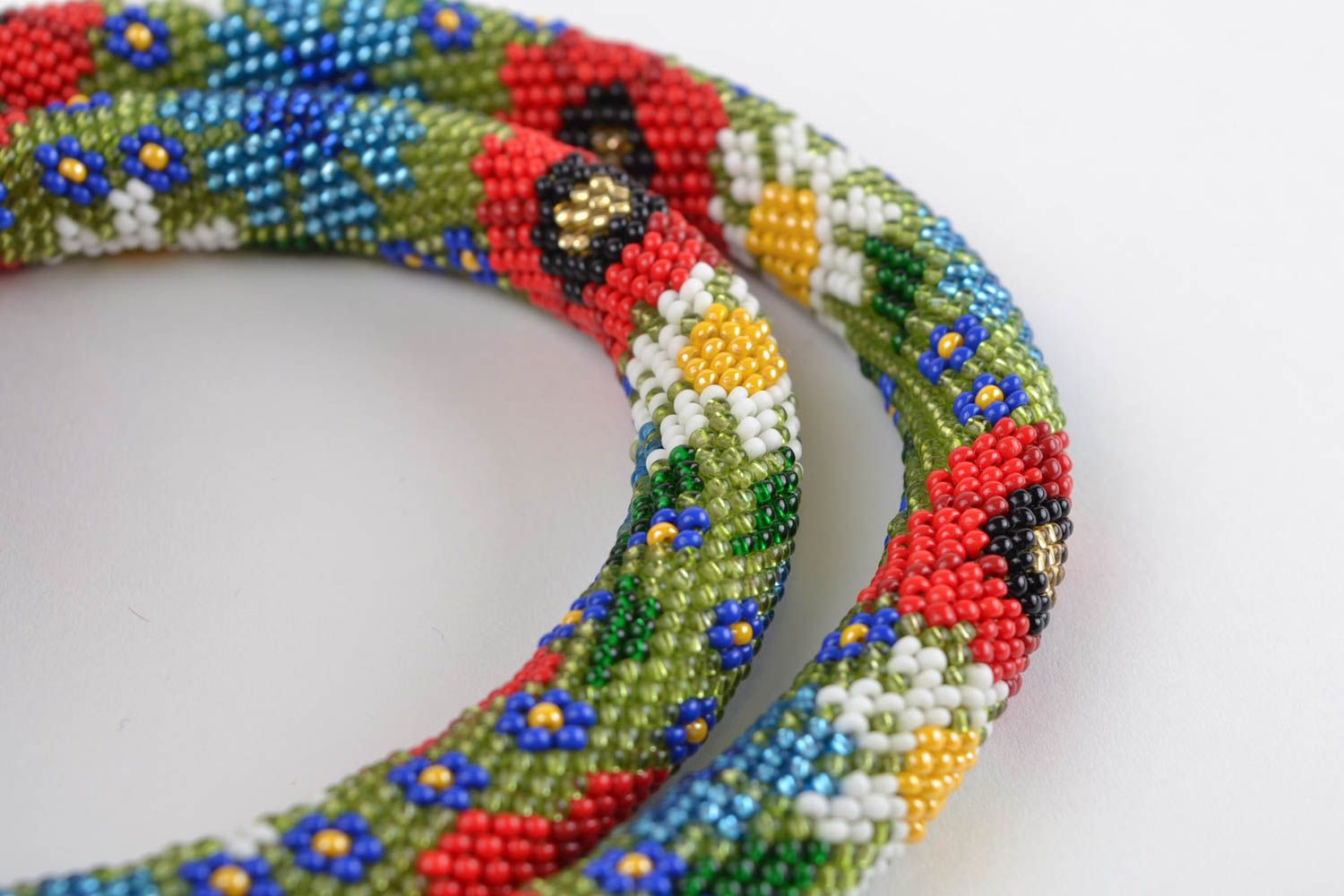Collier Halskette handmade Damen Collier Geschenk für Frauen exklusiver Schmuck foto 4