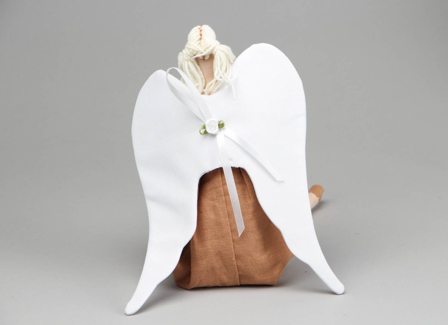 Linen toy in the shape of angel photo 3