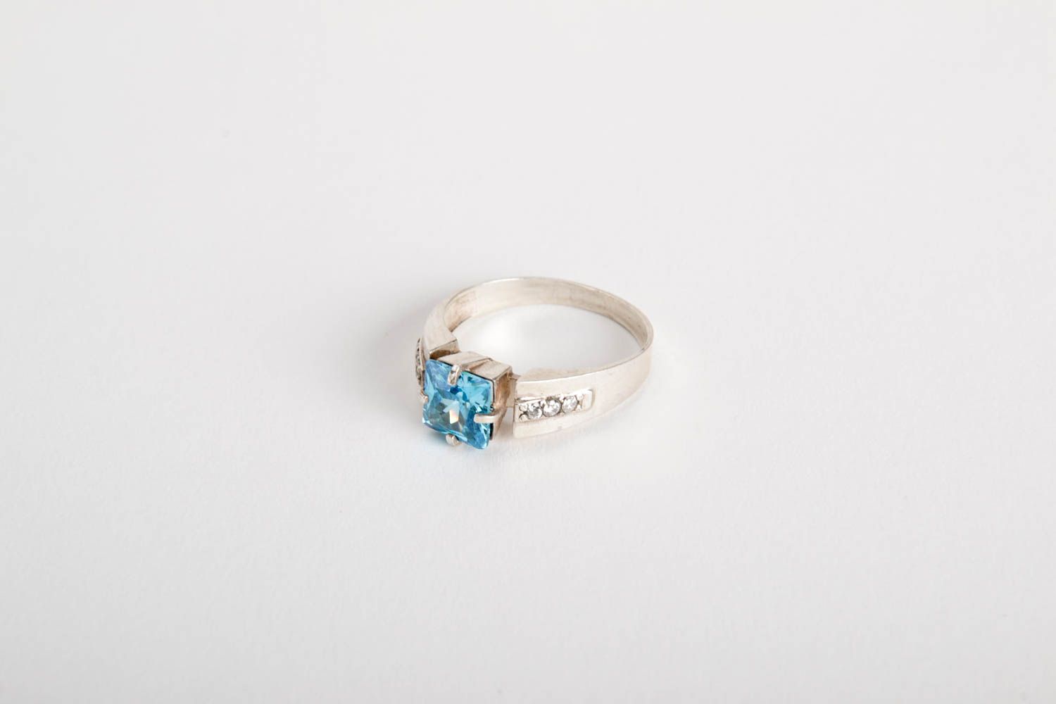 Украшение ручной работы кольцо из серебра красивое кольцо ювелирное изделие фото 3
