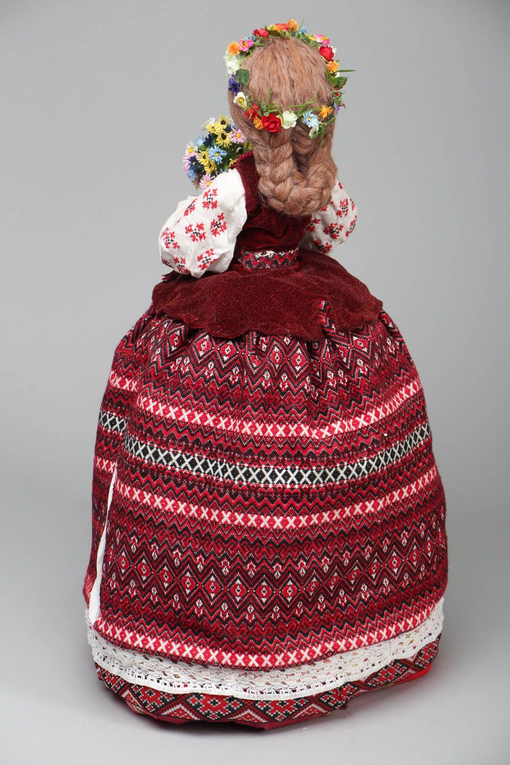 Чехол кукла для чайника декоративный Барышня фото 3