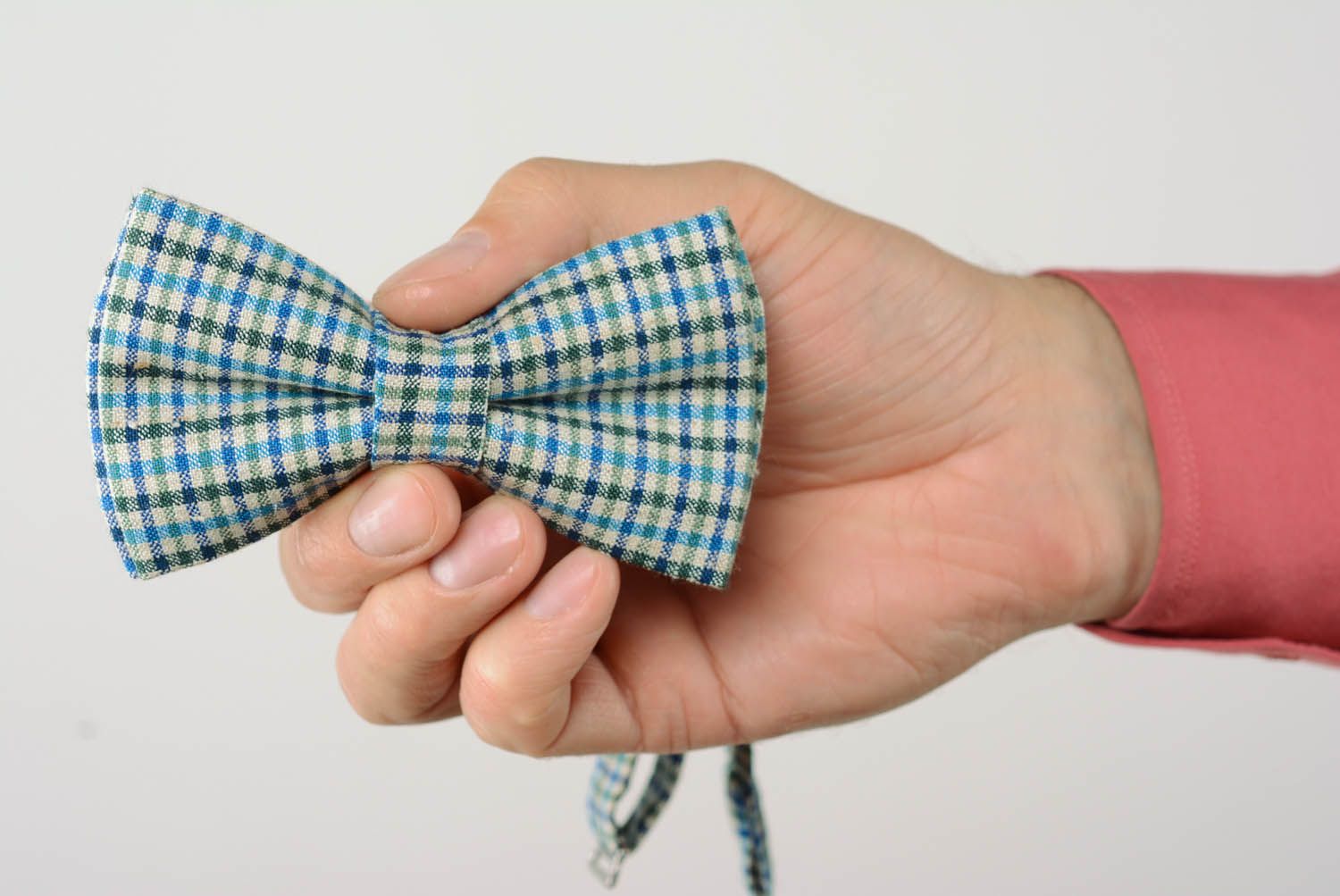 Checked bow tie photo 5