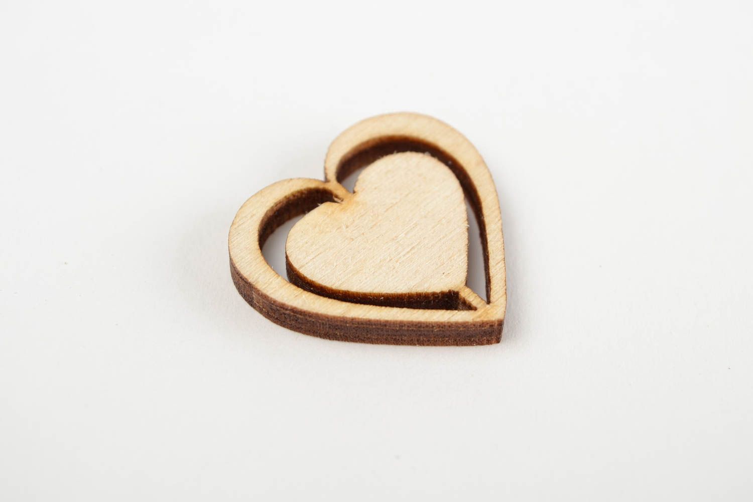Handmade Holzartikel zum Gestalten Miniatur Figur Herz Holz Rohlinge zum Bemalen foto 4