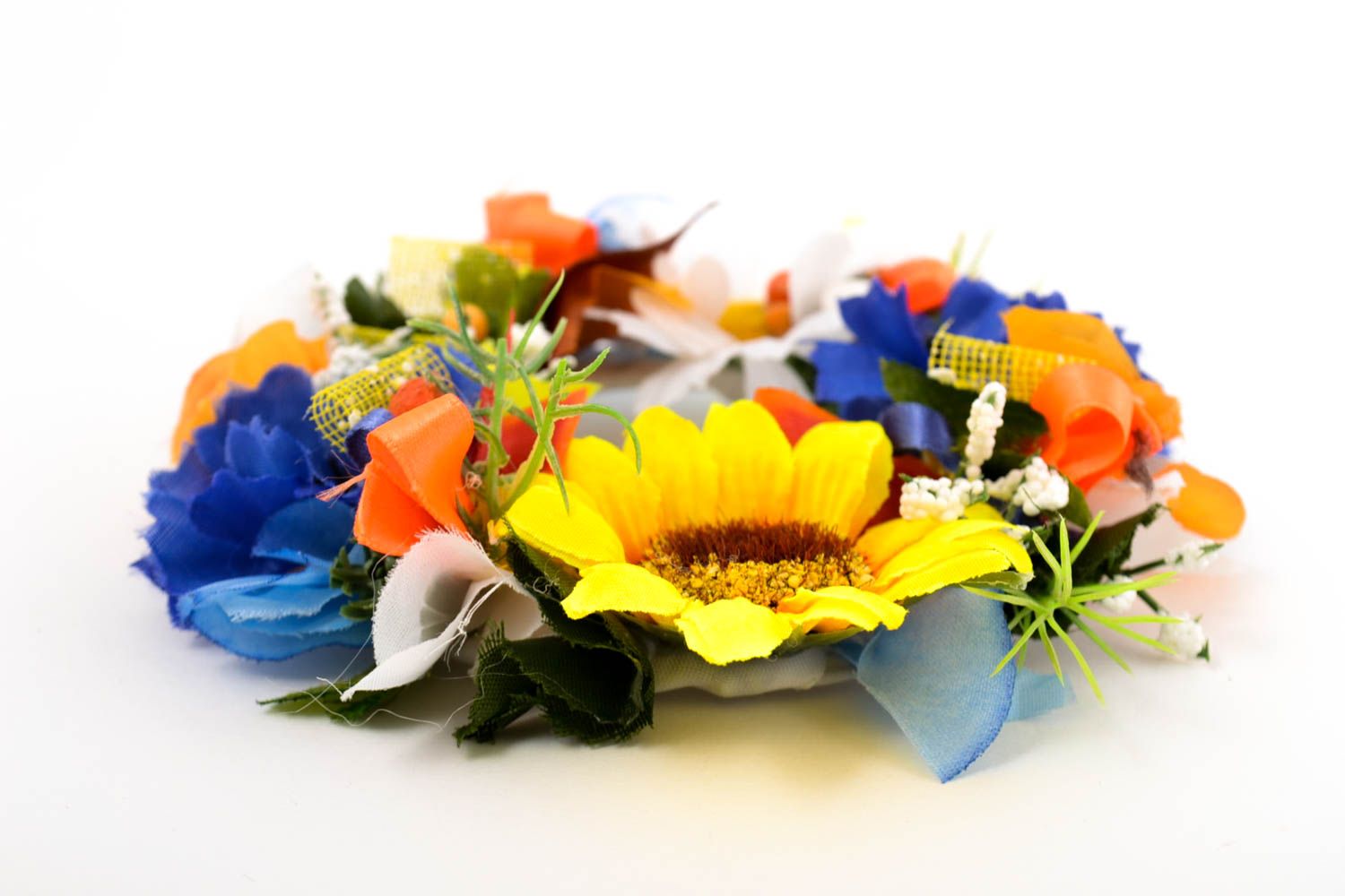 Magnet frigo fait main Aimant frigo avec fleurs artificielles Décoration cuisine photo 4